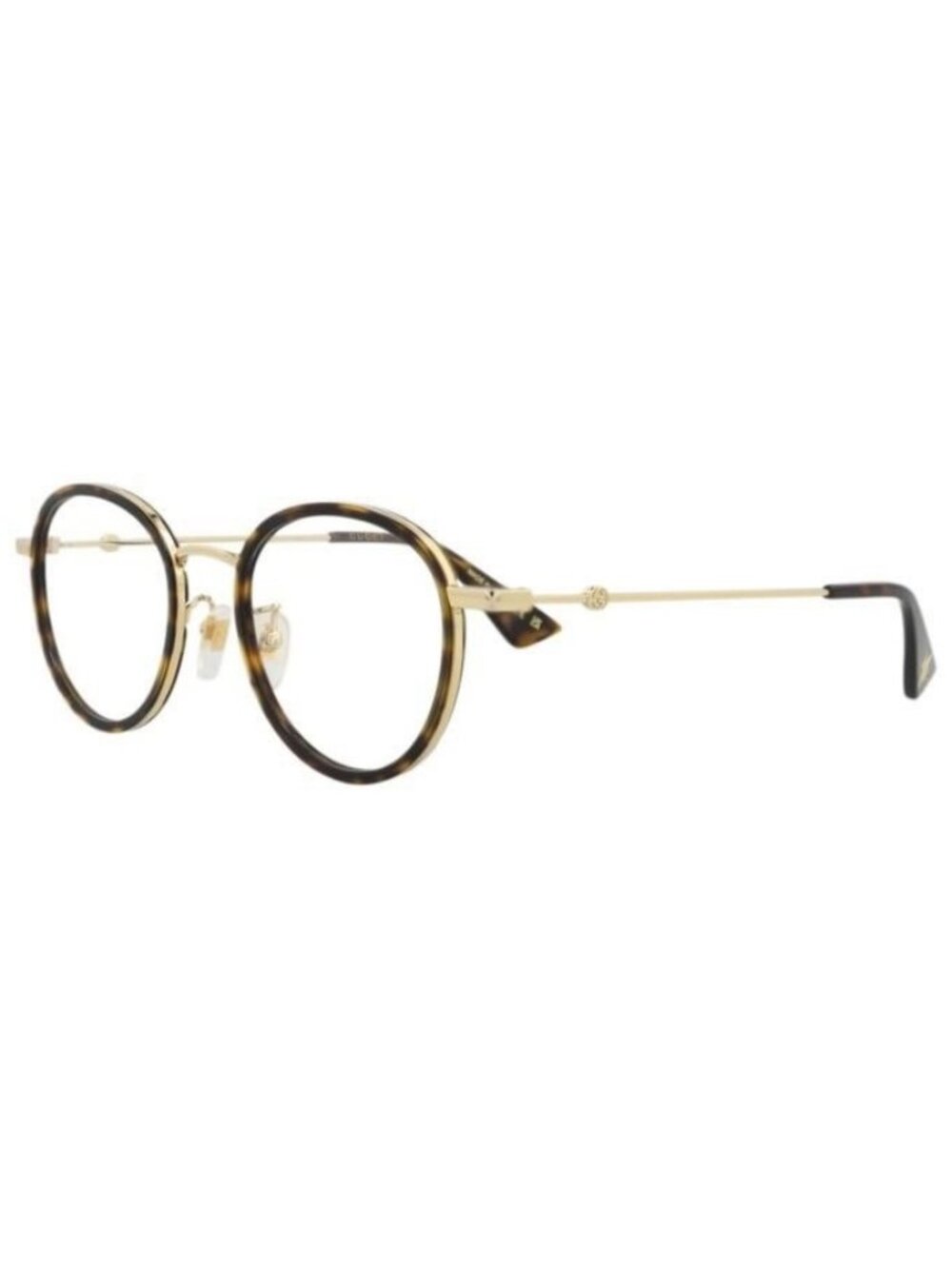 New Gucci Unisex Round/Oval Havana Gold Transparent Fashion Designer Eyeglasses